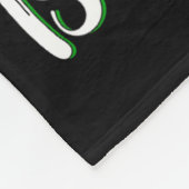 Ich Wollte zu Weihnachten ist ein Softball-Weihnac Fleecedecke (Ecke)