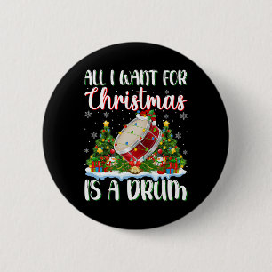Ich Wollte zu Weihnachten ist ein trockenes Weihna Button