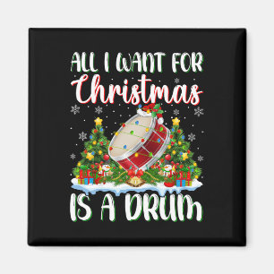 Ich Wollte zu Weihnachten ist ein trockenes Weihna Magnet