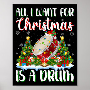 Ich Wollte zu Weihnachten ist ein trockenes Weihna Poster