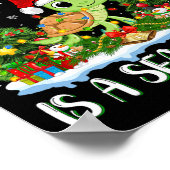 Ich Wollte zu Weihnachten ist eine Meeresschildkrö Poster (Ecke)