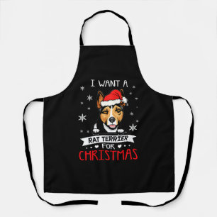 Ich Wollte zu Weihnachten ist eine Rattenterrasse- Schürze