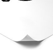 Ich wove Wok und Woll Funny Chinese Wok Pub Poster (Ecke)