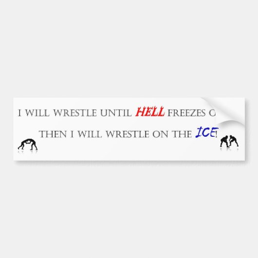 Ich wringe bis… autoaufkleber (Vorne)