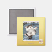 Ich wuchs gunna giv yoo hug magnet (Vorderseite/Rückseite)