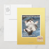 Ich wuchs gunna giv yoo hug postkarte (Vorne/Hinten)