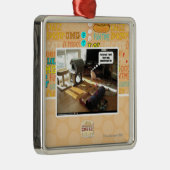 Ich wünsche, dass es etwas gab zu tun silbernes ornament (Rechts)