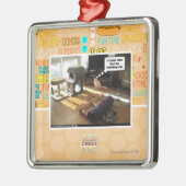 Ich wünsche, dass es etwas gab zu tun silbernes ornament (Links)