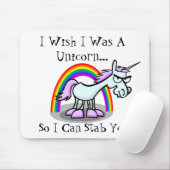 Ich wünsche, dass ich ein Einhorn war, also ich Mousepad (Mit Mouse)