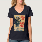 Ich wünsche, dass ich ein Mann war T-Shirt (Vorderseite)