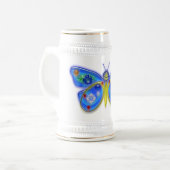 Ich wünsche, dass ich ein Schmetterling war Bierglas (Vorderseite Links)