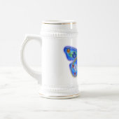 Ich wünsche, dass ich ein Schmetterling war Bierglas (Links)