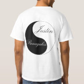 Ich wünsche, dass ich Justin Panagakis war T-Shirt (Rückseite)