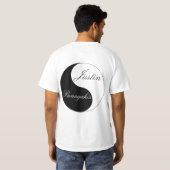 Ich wünsche, dass ich Justin Panagakis war T-Shirt (Schwarz voll)