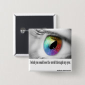 Ich wünsche, dass Sie sehen konnten Button (Vorne & Hinten)