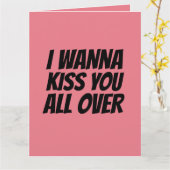 ICH WÜNSCHE DICH AUF DER GANZEN GRÜNZKARTE KENNEN KARTE (Gelbe Blume)