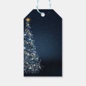 Ich wünsche dir das beste Weihnachten ever, Blaue Geschenkanhänger (Rückseite)