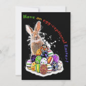 Ich wünsche dir ein Eierfest! Osterhaseger Mitteilungskarte (Vorderseite)