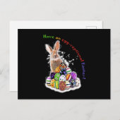Ich wünsche dir ein Eierfest! Osterhaseger Postkarte (Vorne/Hinten)