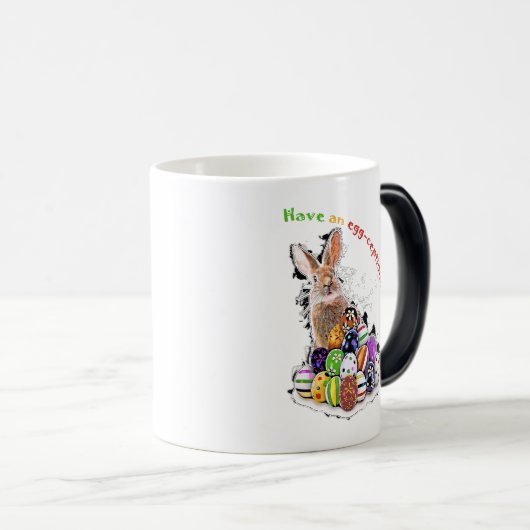 Ich wünsche dir ein Eierfest! Osterhaseger Verwandlungstasse (VorderseiteRechts)