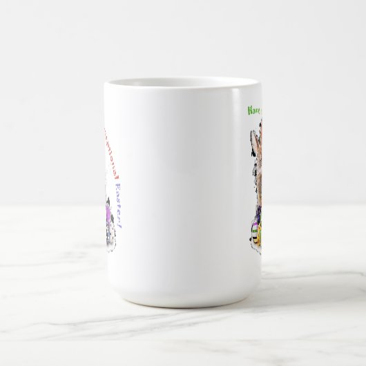 Ich wünsche dir ein Eierfest! Osterhaseger Verwandlungstasse (Zentrum)