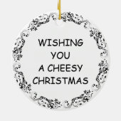 Ich wünsche dir ein frohes Weihnachtsfest | Funny  Keramik Ornament (Hinten)