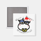 Ich wünsche dir ein frohes Weihnachtsfest! Magnet (Vorderseite/Rückseite)
