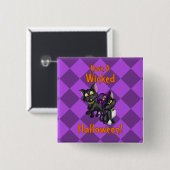 Ich wünsche dir ein geiles Halloween! Button (Vorne & Hinten)