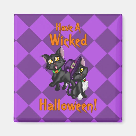 Ich wünsche dir ein geiles Halloween! Magnet (Vorne)