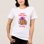 Ich wünsche dir ein gesundes Weihnachten Tri-Blend Shirt (Vorderseite)