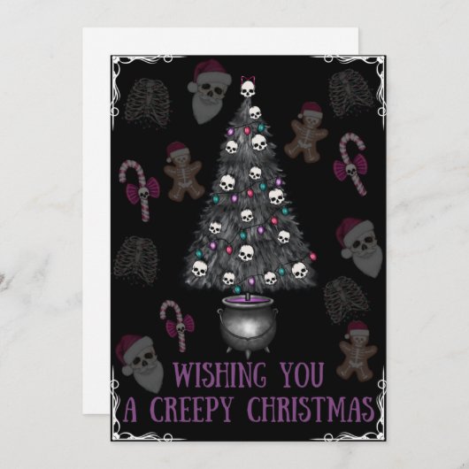 Ich wünsche dir ein gruseliges Weihnachten (Vorne/Hinten)