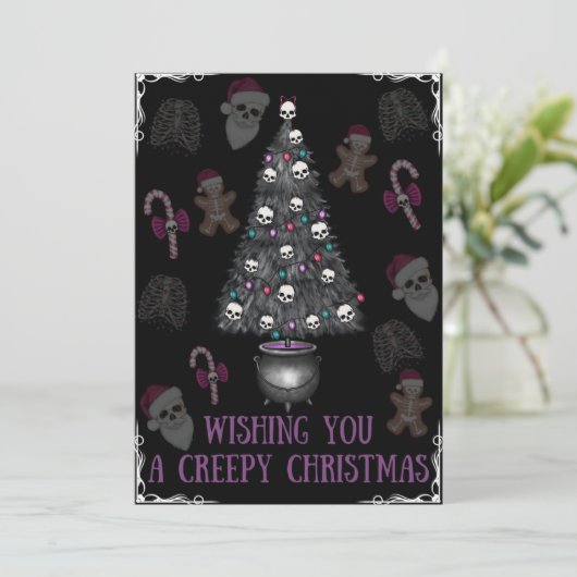 Ich wünsche dir ein gruseliges Weihnachten (Stehend Vorderseite)