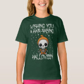Ich wünsche dir ein haarsträubendes Halloween T-Shirt (Vorderseite)