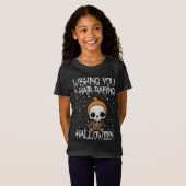 Ich wünsche dir ein haarsträubendes Halloween T-Shirt (Vorne ganz)