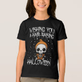 Ich wünsche dir ein haarsträubendes Halloween Tri-Blend Shirt (Vorderseite)