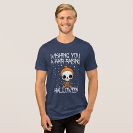 Ich wünsche dir ein haarsträubendes Halloween Tri-Blend Shirt
