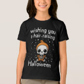 Ich wünsche dir ein haarsträubendes Halloween Tri-Blend Shirt (Vorderseite)