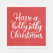 Ich wünsche dir ein heiliges fröhliches Weihnachte Serviette (Vorderseite)