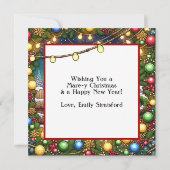 Ich wünsche dir ein Mare-y-Weihnachten | Pferdepup Karte (Rückseite)