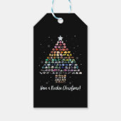 Ich wünsche dir ein Rockin Weihnachten! Kristallwe Geschenkanhänger (Vorderseite)