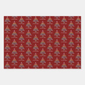 Ich wünsche dir ein Rockin Weihnachten! Kristallwe Geschenkpapier Set (Vorderseite 3)