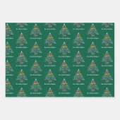 Ich wünsche dir ein Rockin Weihnachten! Kristallwe Geschenkpapier Set (Vorderseite 2)