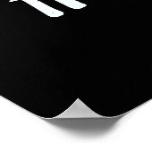 Ich wünsche dir ein Rockin Weihnachten! Kristallwe Poster (Ecke)