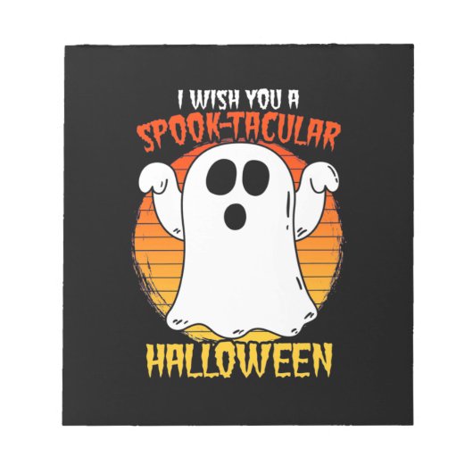 Ich wünsche dir ein Spooktacular Halloween Notizblock (Vorderseite)