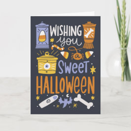 Ich wünsche dir ein süßes Halloween Karte