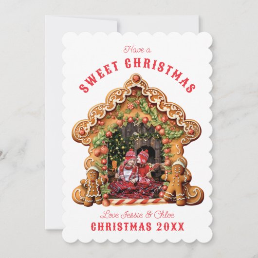 Ich wünsche dir ein süßes Weihnachten | Lebkucheng (Vorderseite)