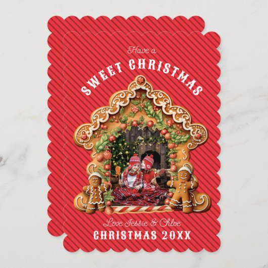 Ich wünsche dir ein süßes Weihnachten | Lebkucheng (Vorne/Hinten)