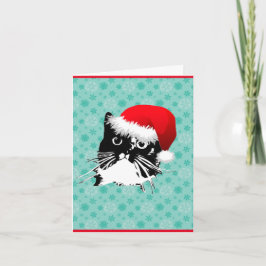 Ich wünsche dir ein tolles Weihnachten! Cat Card Feiertagskarte