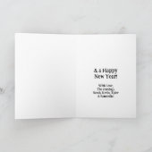 Ich wünsche dir ein tolles Weihnachten | Funny Cow Karte (Innenseite)