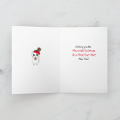 Ich wünsche dir ein unterhaltsames Weihnachten Karte (Innenseite)